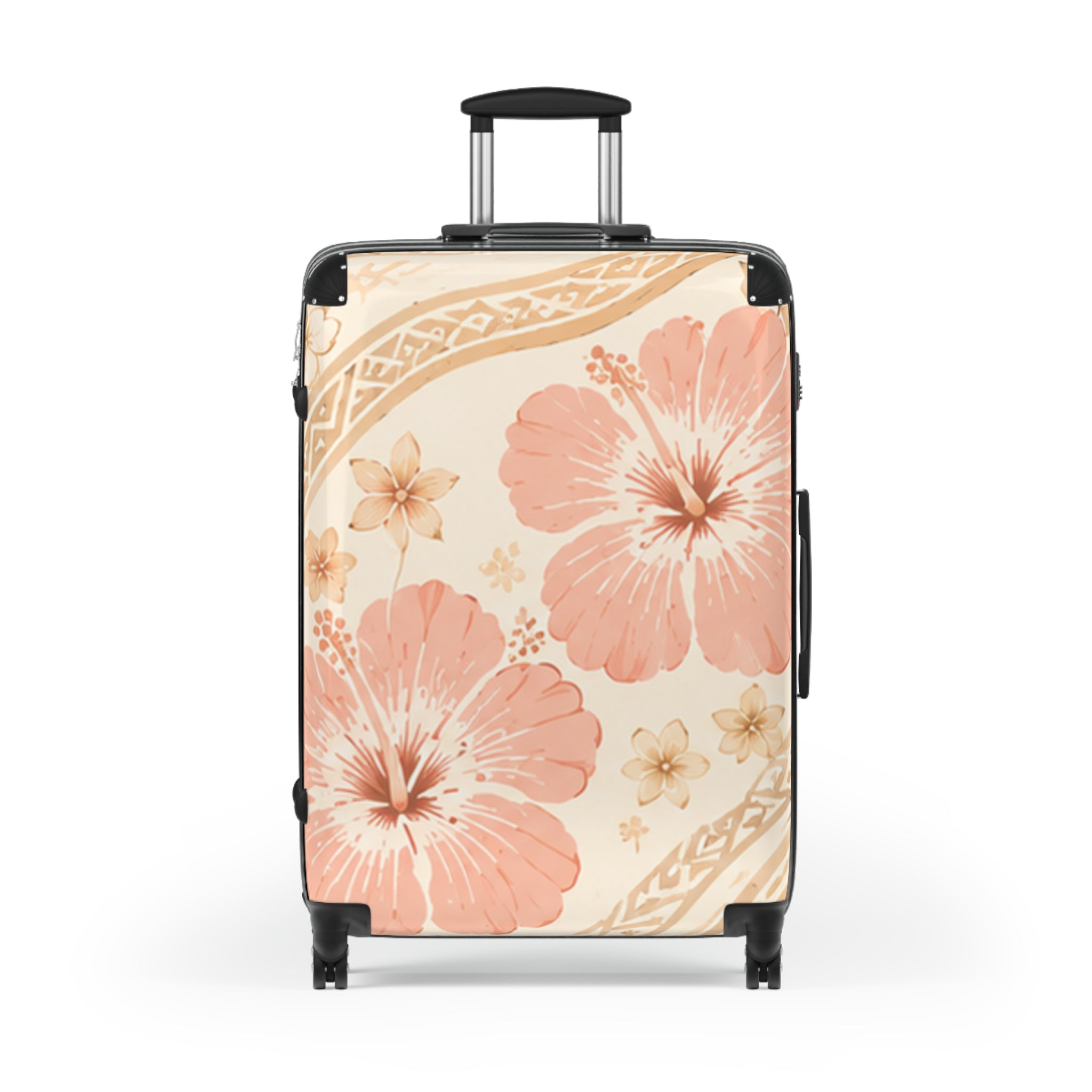 Island Bloom Hibiscus Suitcase — Tropical Floral Travel Case