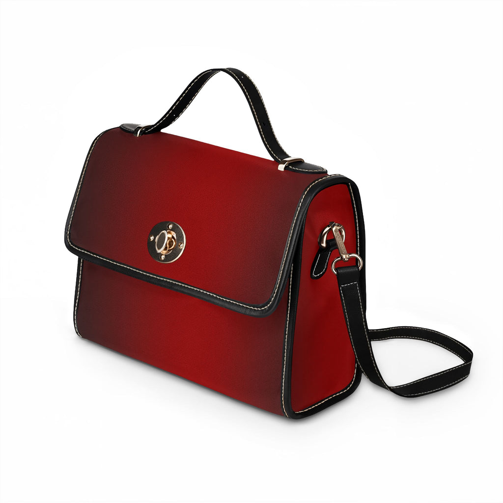 Royal Red Waterproof Canvas Purse