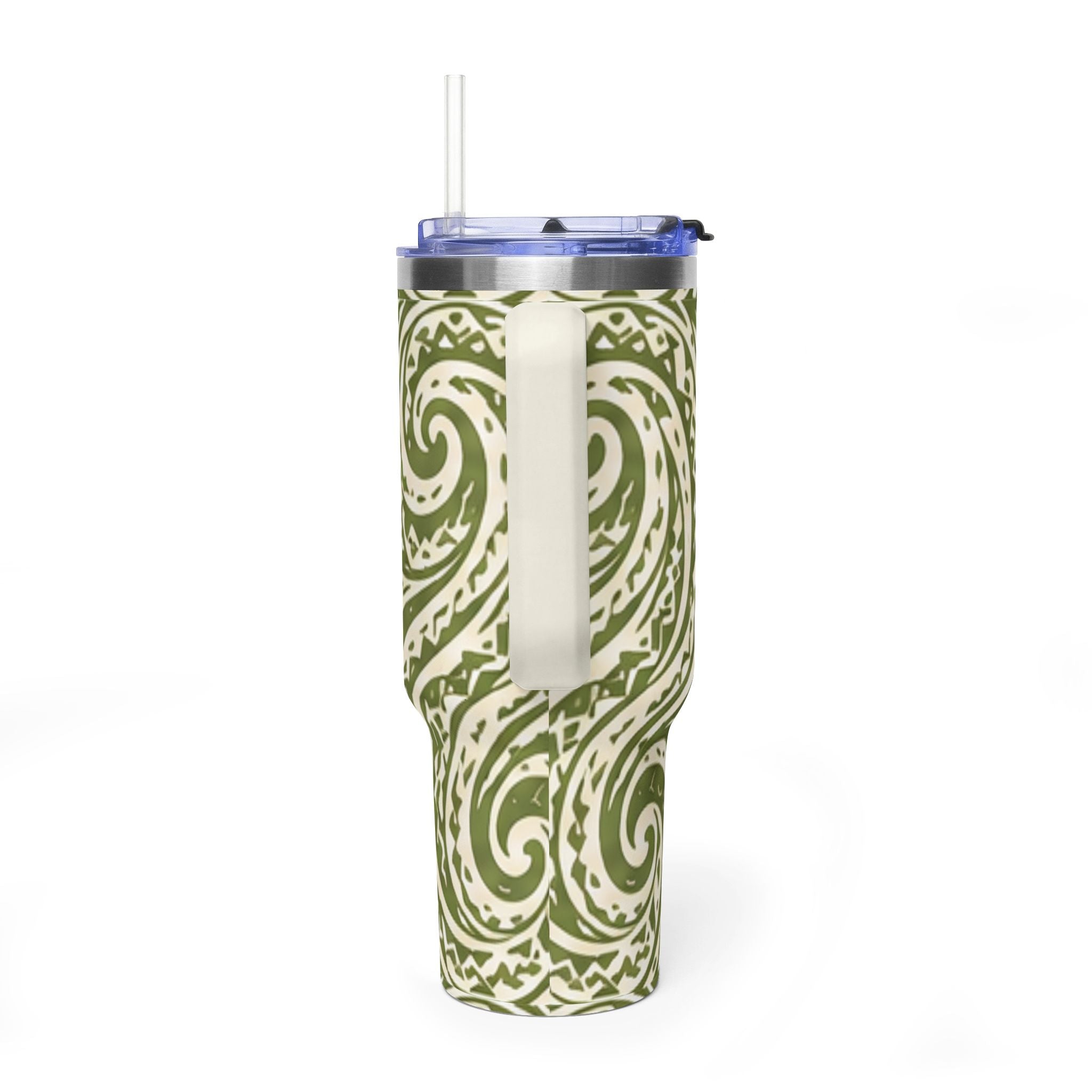 40oz Vacuum Tumbler — Kaneohe Spiral Design