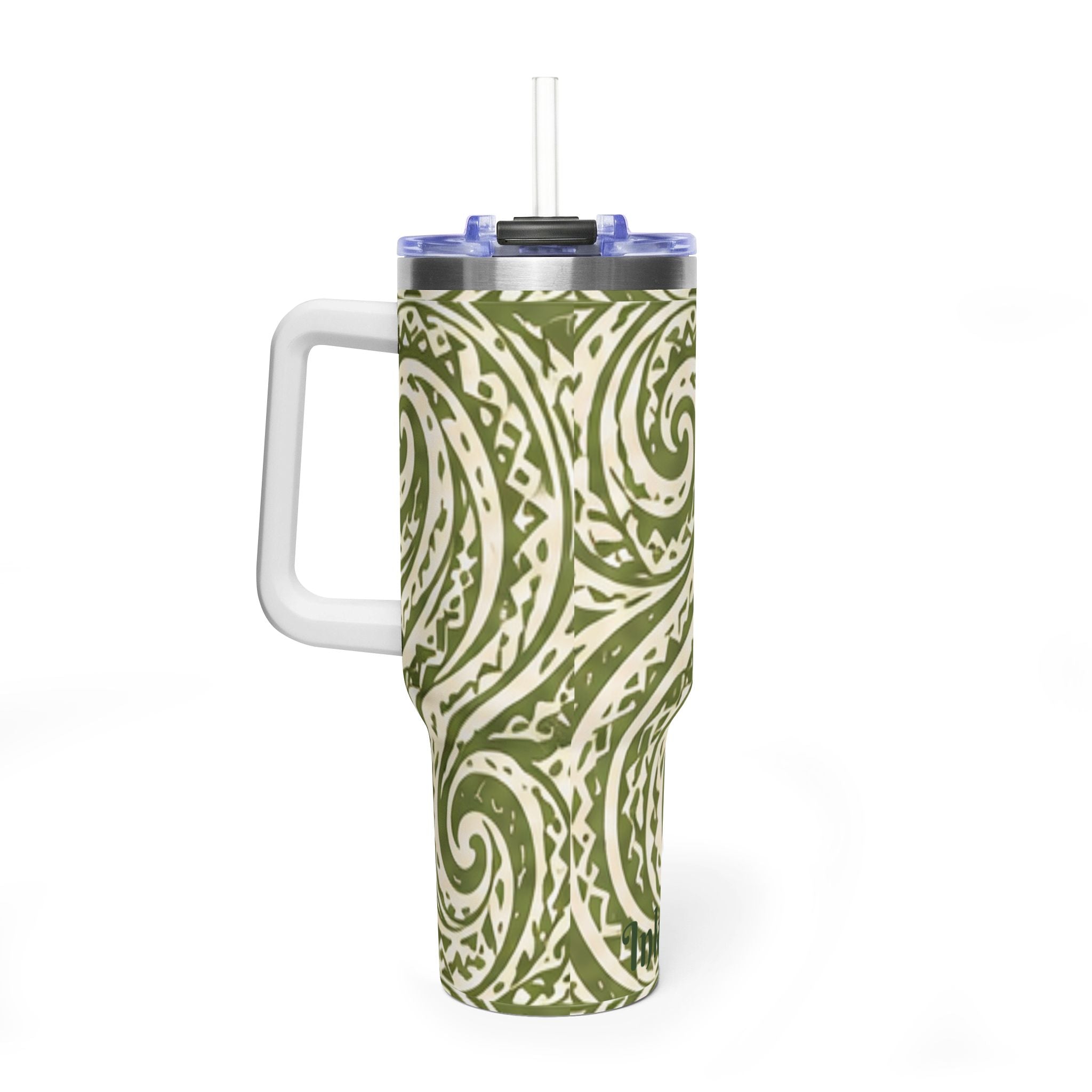 40oz Vacuum Tumbler — Kaneohe Spiral Design