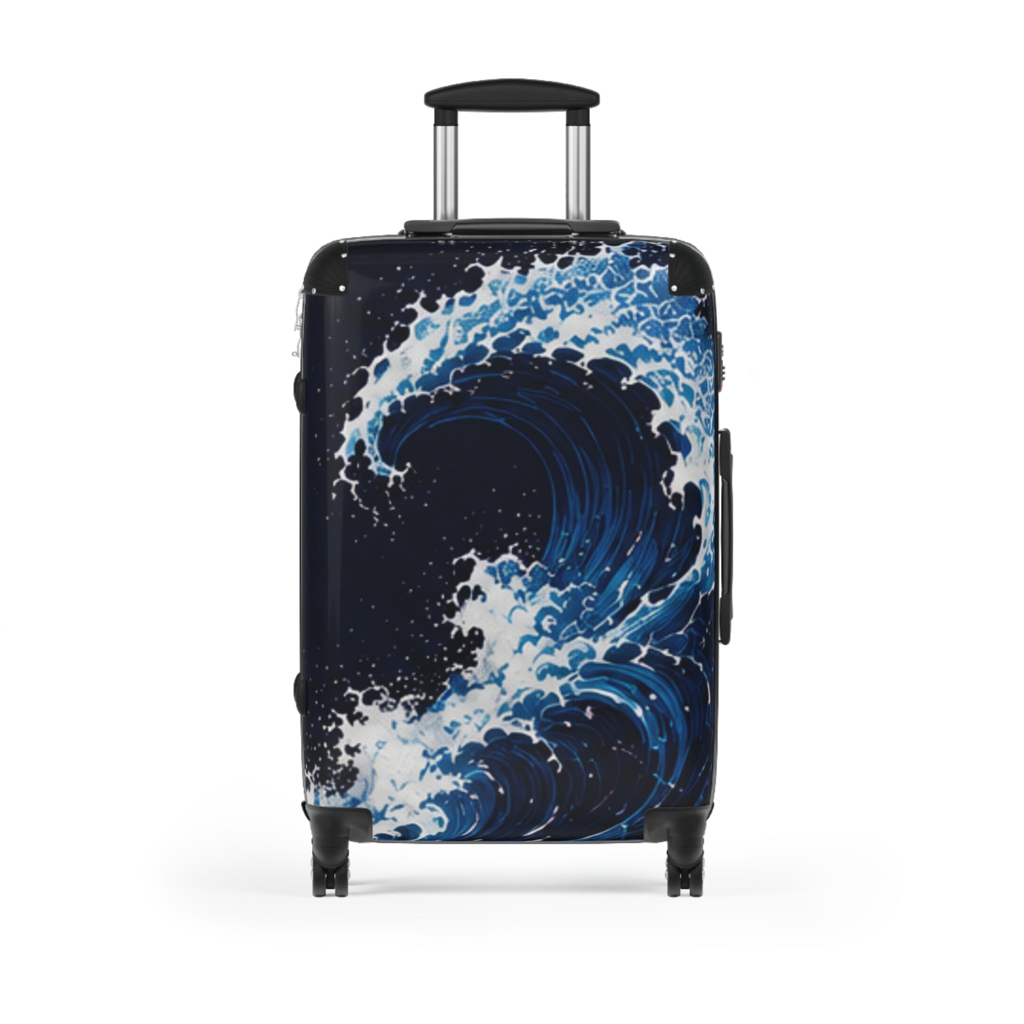 Hawaii Ocean Current Suitcase — Tropical Wave Travel Luggage