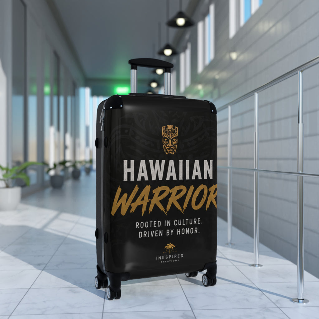 Hawaiian Warrior Suitcase — Rooted in Culture Carry-On