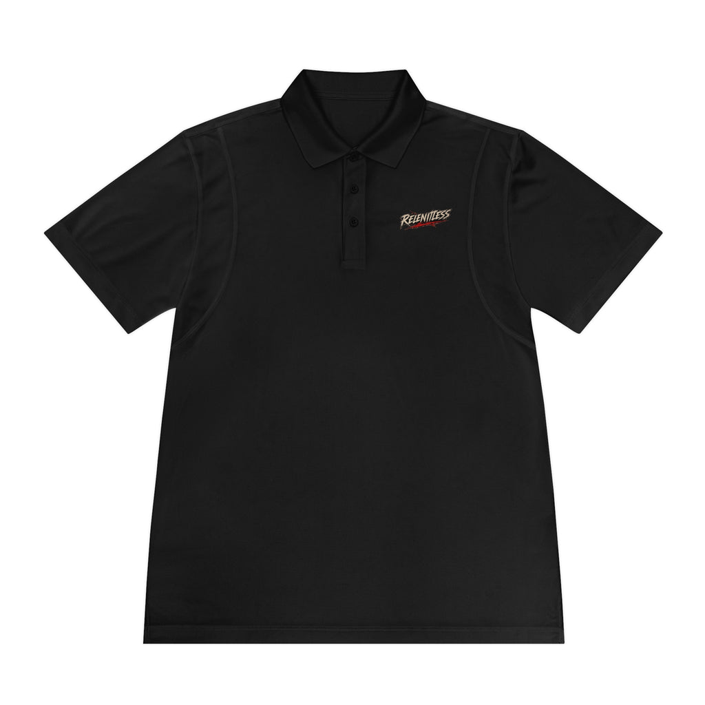 Men's Sport Polo — Retro Racing Script Chest Logo