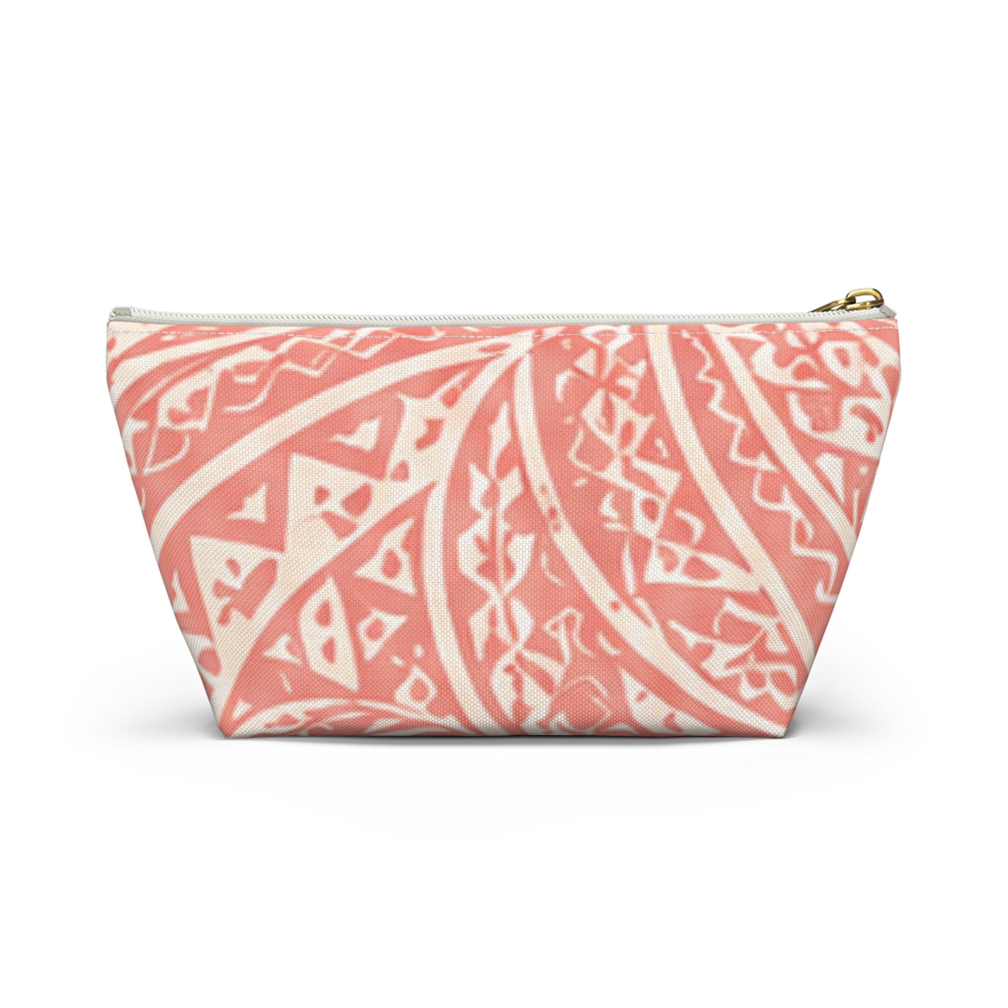 Maui Pink Lau Ti Leaf Accessory Pouch — T‑Bottom Travel Case