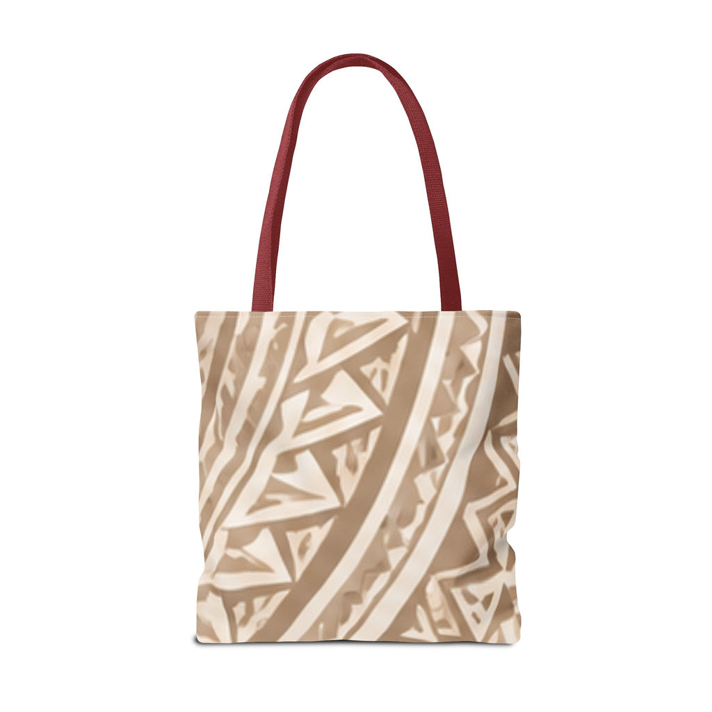 Rooted in Strength Niho Mano Shark Tooth Tribal Tote Bag