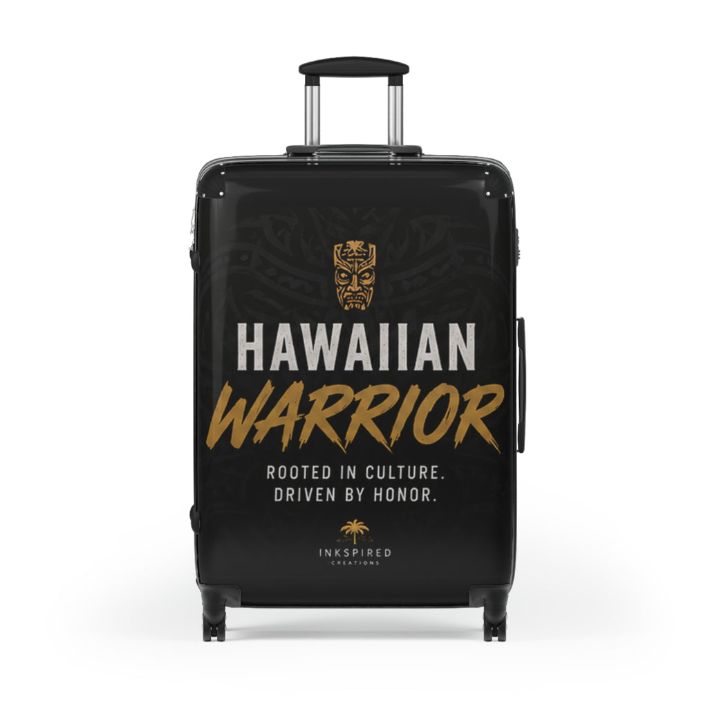 Hawaiian Warrior Suitcase — Rooted in Culture Carry-On
