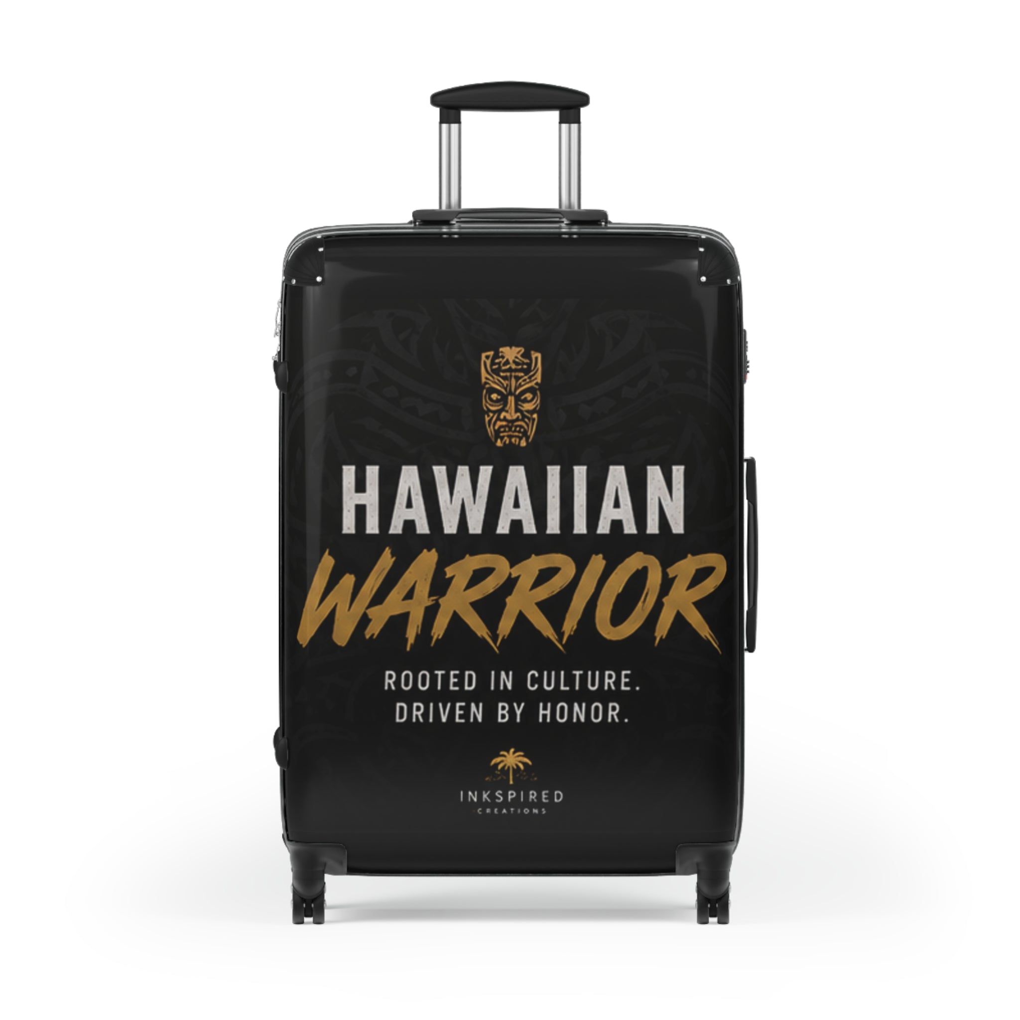Hawaiian Warrior Suitcase — Rooted in Culture Carry-On