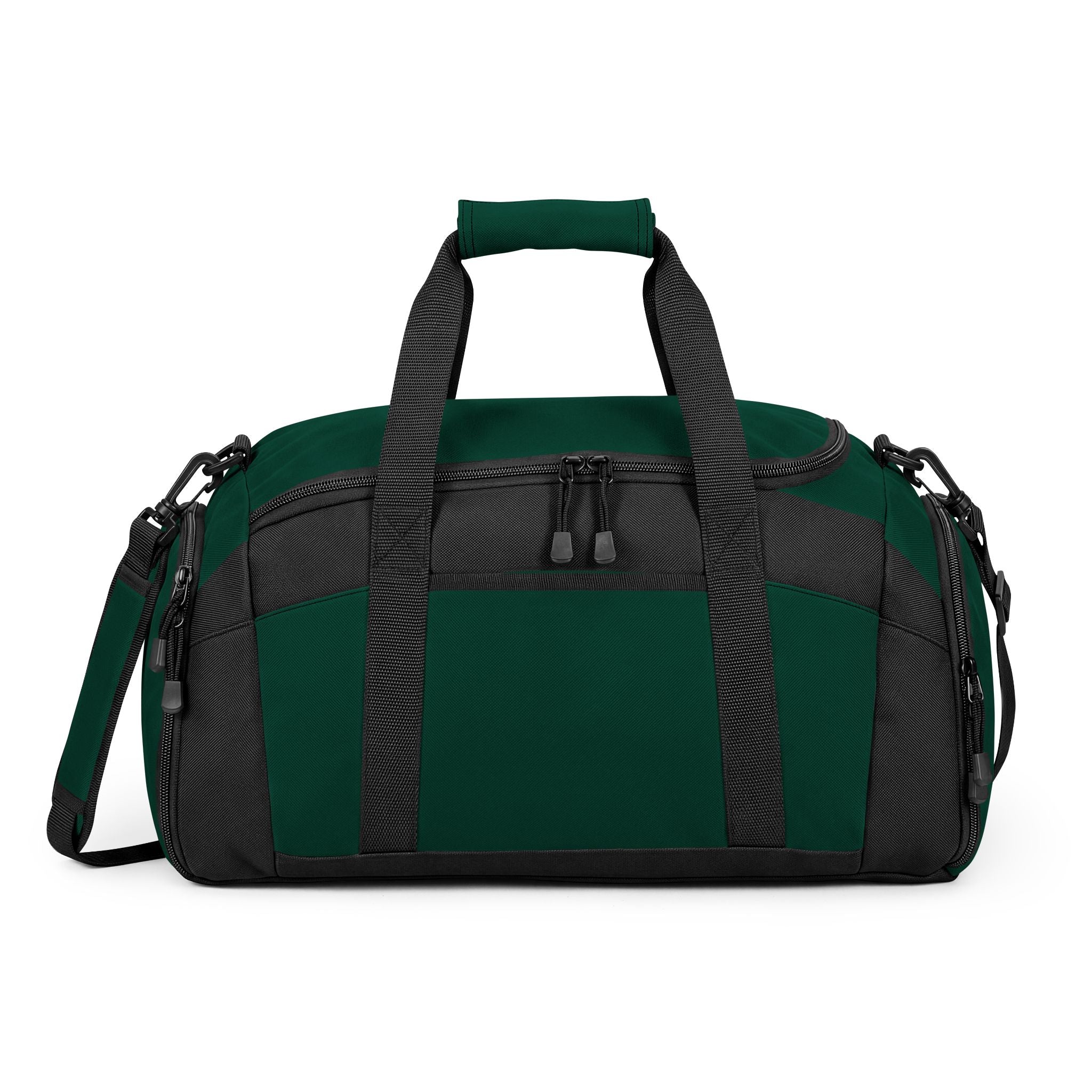 Alpha Gym Bag — Durable Black Duffle with 'ALPHA' Claw-Print Logo