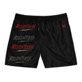 Relentless Swim Shorts — Men's Mid-Length Black Athletic Swim Trunks