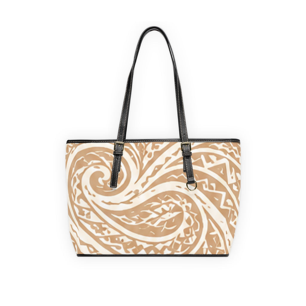 Sand Nalu Wave PU Leather Shoulder Bag