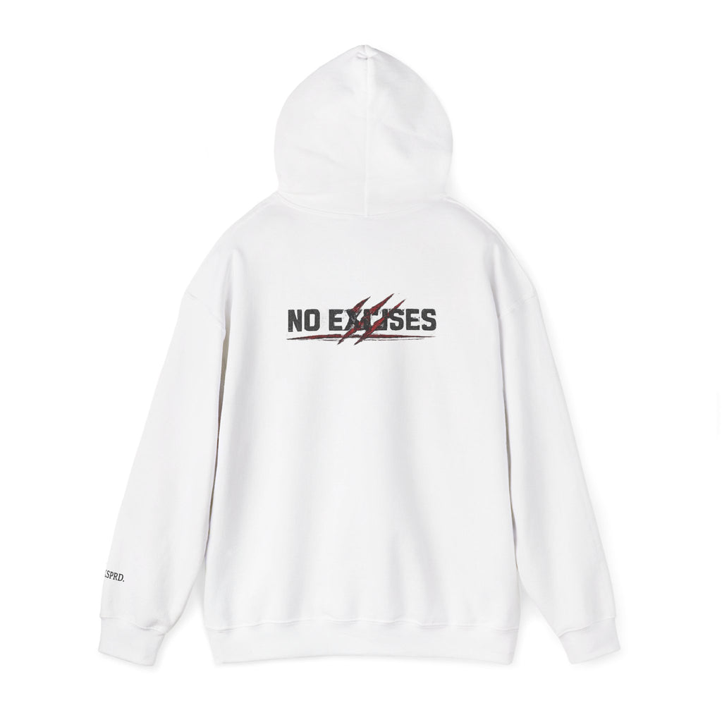 No Excuses Hoodie — Minimalist Motivational Pullover
