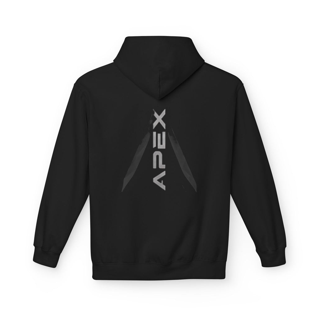 Apex Logo Hoodie — Minimal Black Streetwear Pullover