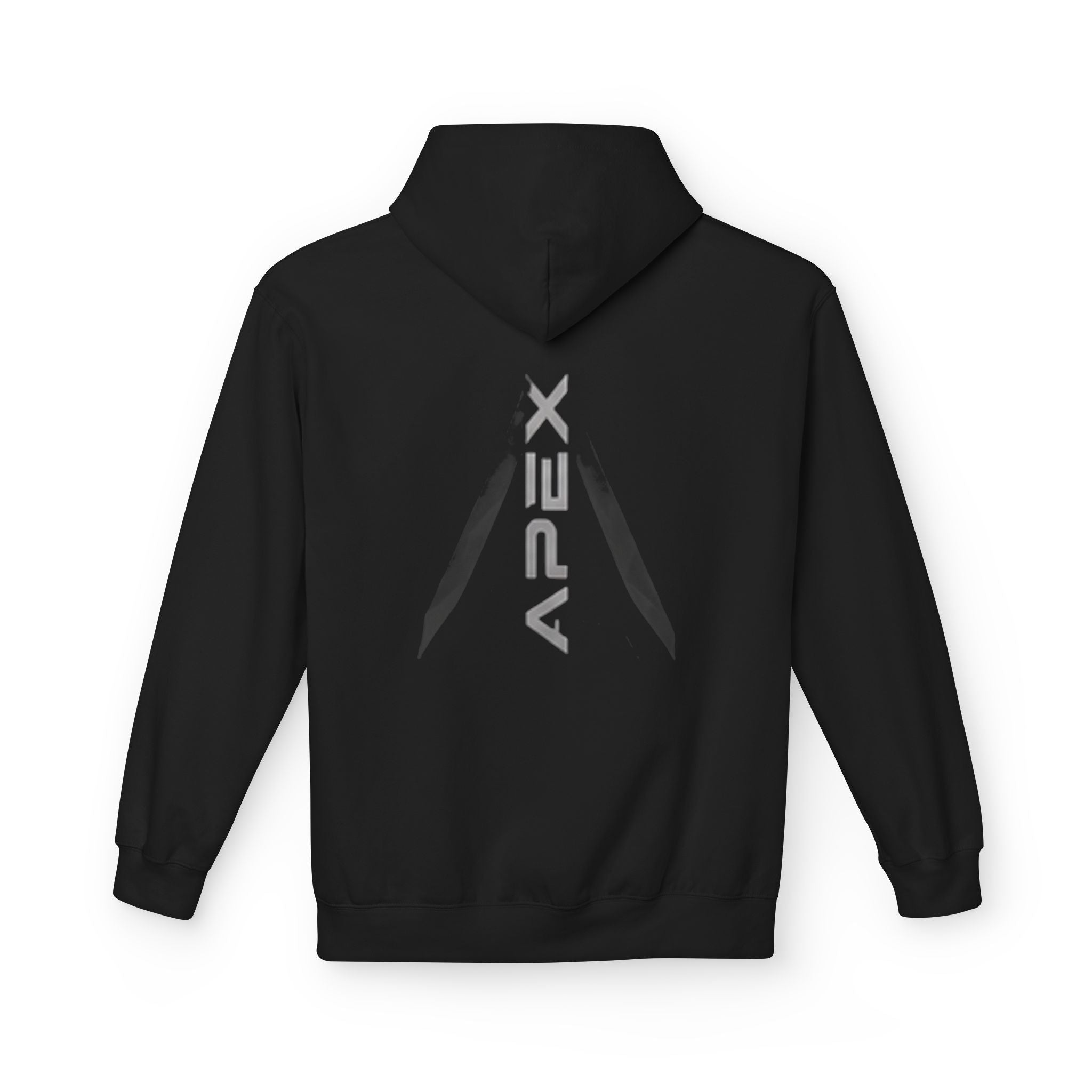 Apex Logo Hoodie — Minimal Black Streetwear Pullover