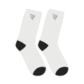 Relentless Symbol Mid-Length Socks — Athletic Crew Socks with Motivational Emblem