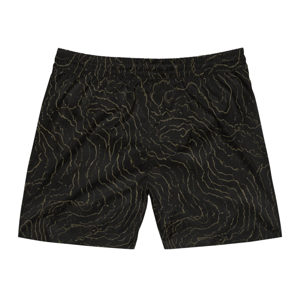 Topographic 'Explore Conquer' Men's Swim Shorts