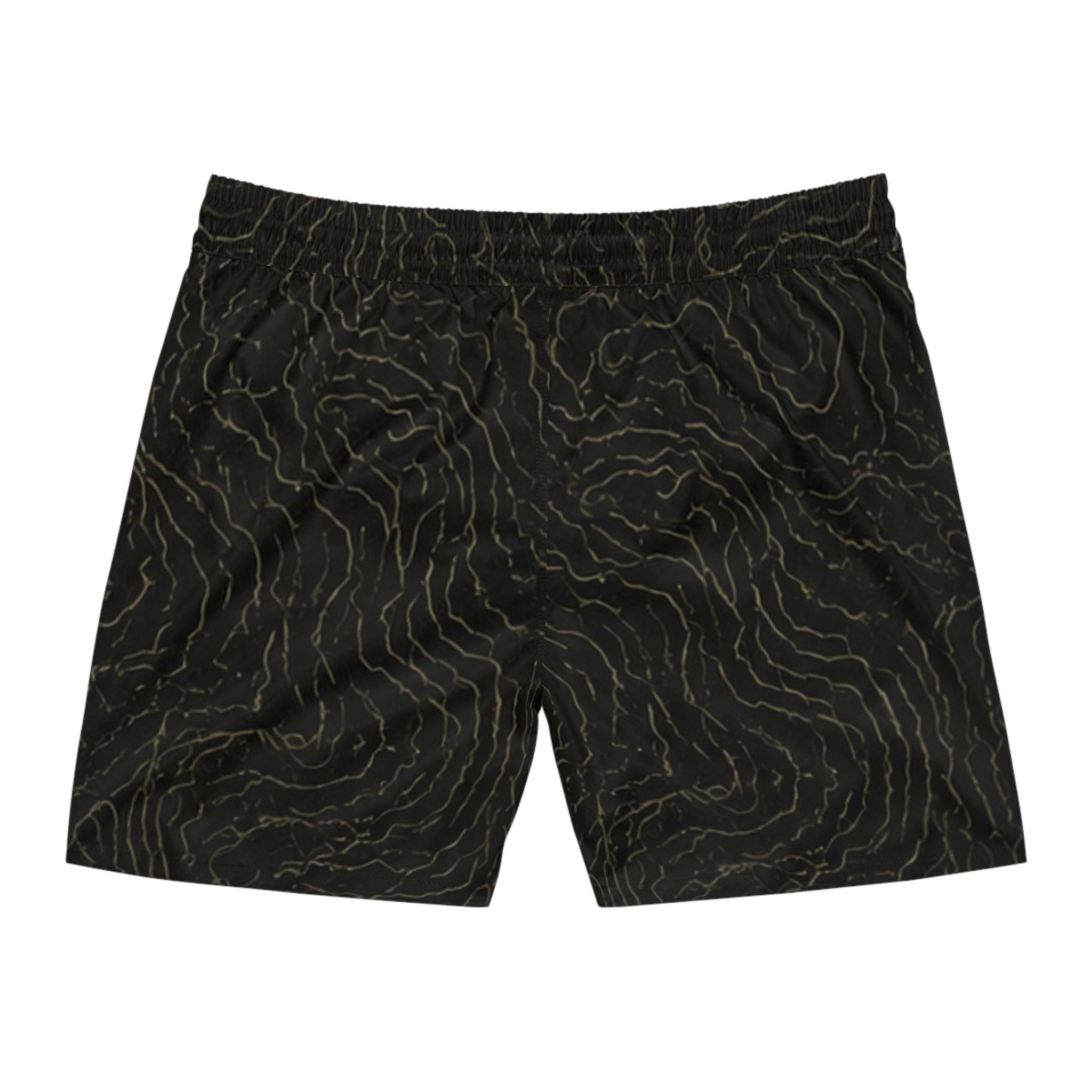 Topographic 'Explore Conquer' Men's Swim Shorts