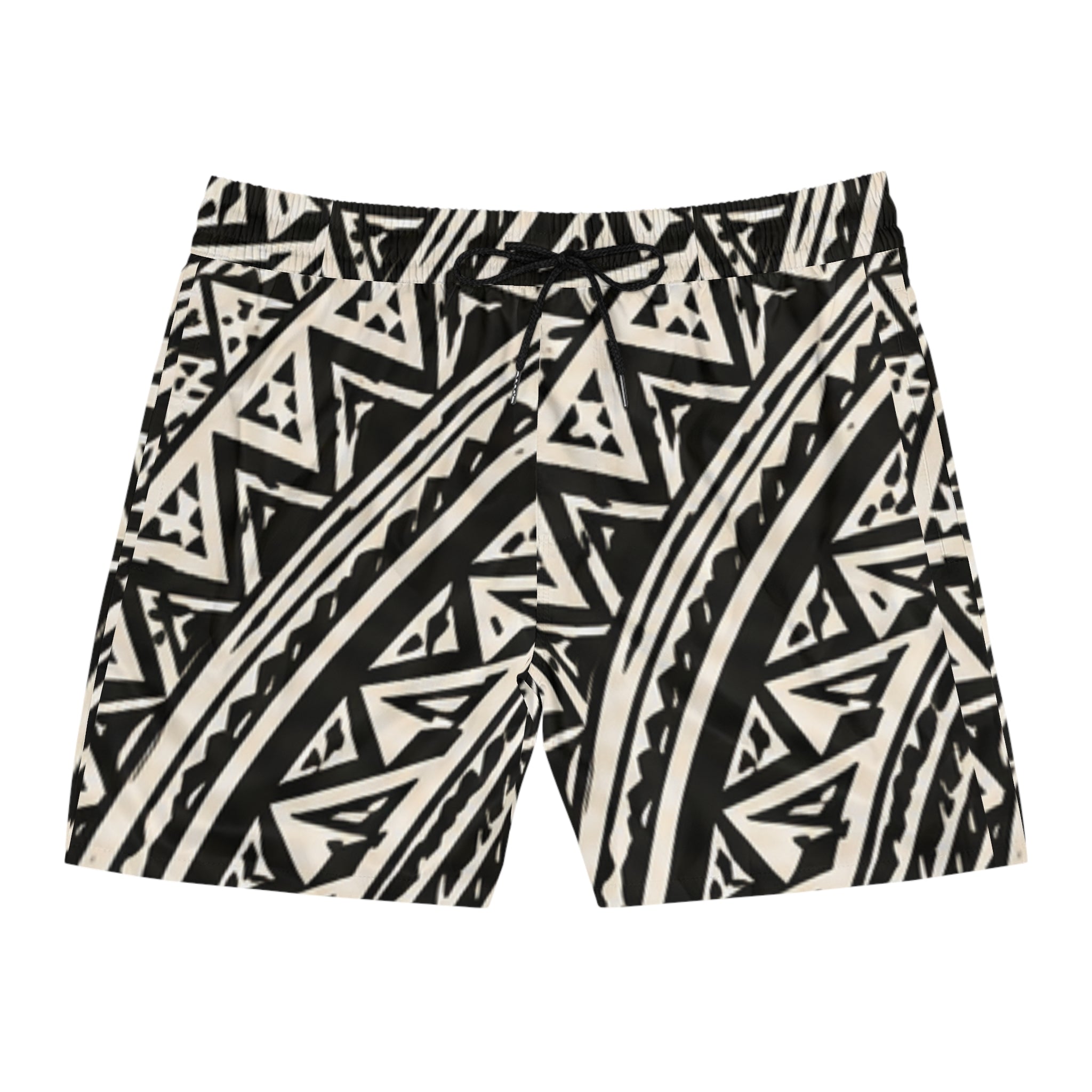Night Shark Tooth Tribal Swim Shorts
