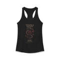 Venom & Rose Racerback Tank — Strong Feminine Floral Graphic