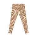 Coconut Tribal Casual Leggings — 'wai' Water-Inspired All-Over Print