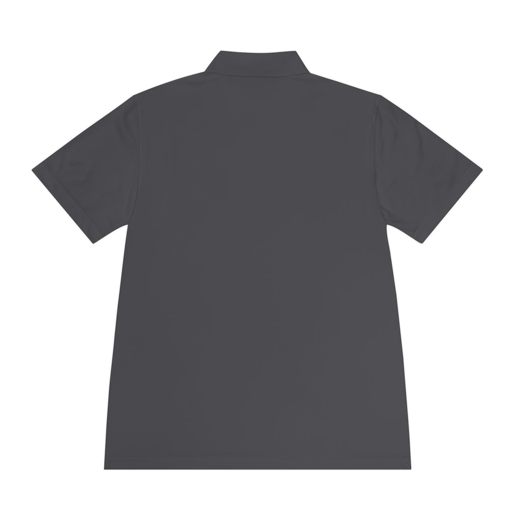 Men's Sport Polo — Retro Racing Script Chest Logo