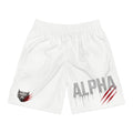 Alpha Wolf Jogger Shorts — Men’s Athletic Shorts with Wolf Graphic & Claw Marks