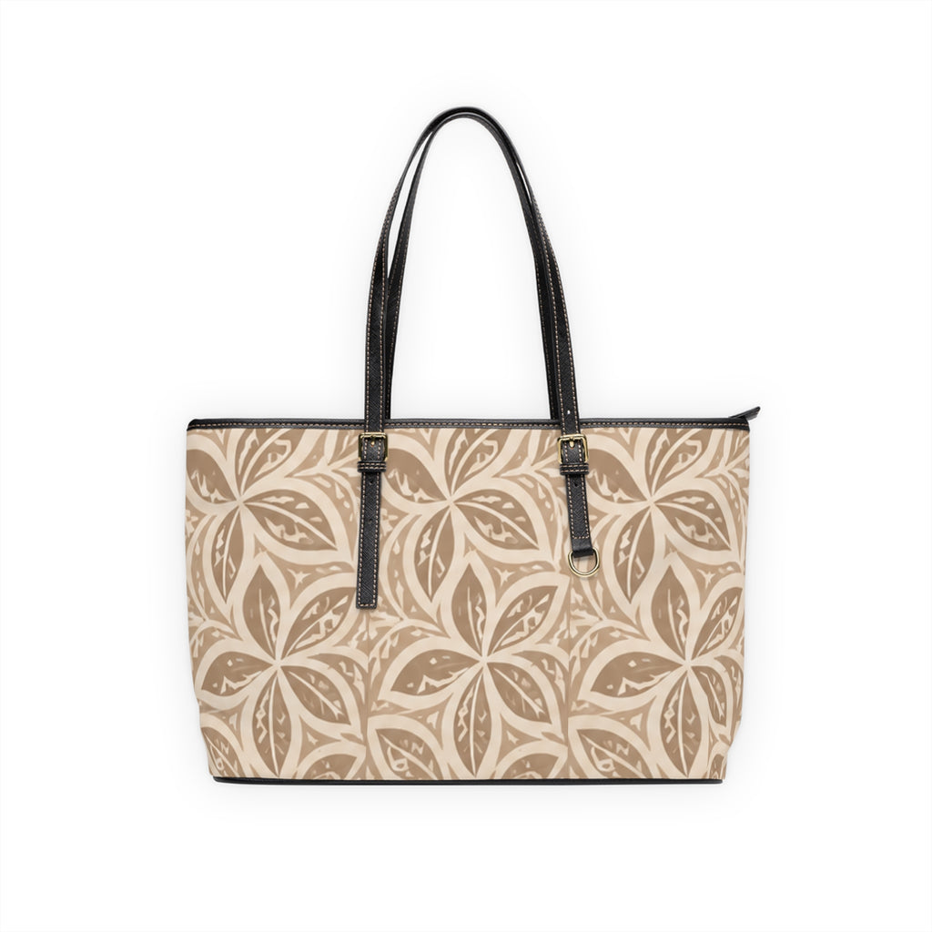 Plumeria (Pua Melia) Leather Shoulder Bag — Beauty, Positivity & New Beginnings
