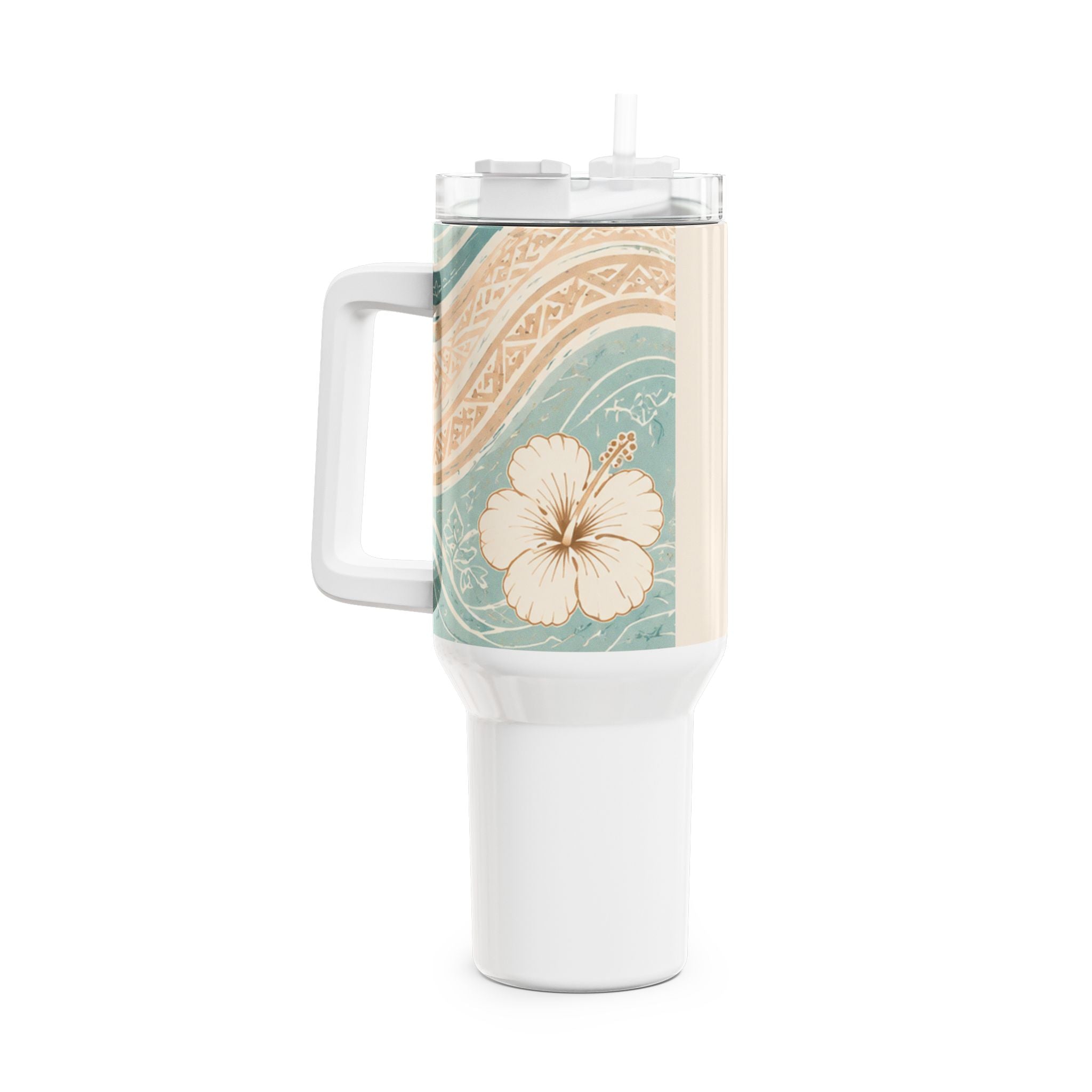 Personalized 40oz Tumbler — 'moana grace' Sea Turtle Ocean Design