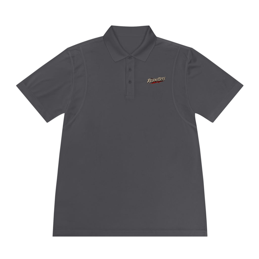 Men's Sport Polo — Retro Racing Script Chest Logo