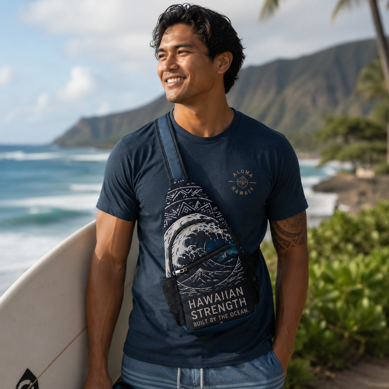 Hawaiian Strength Chest Bag