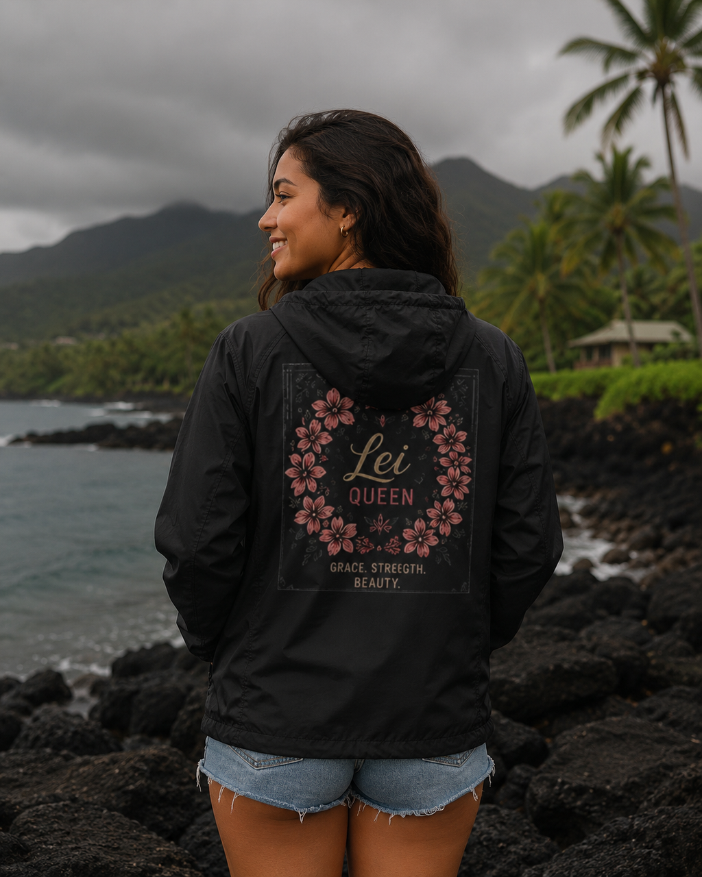 Lei Queen Windbreaker Jacket