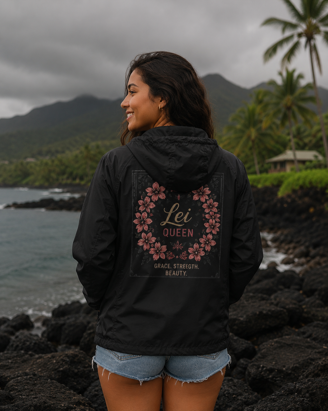 Lei Queen Windbreaker Jacket
