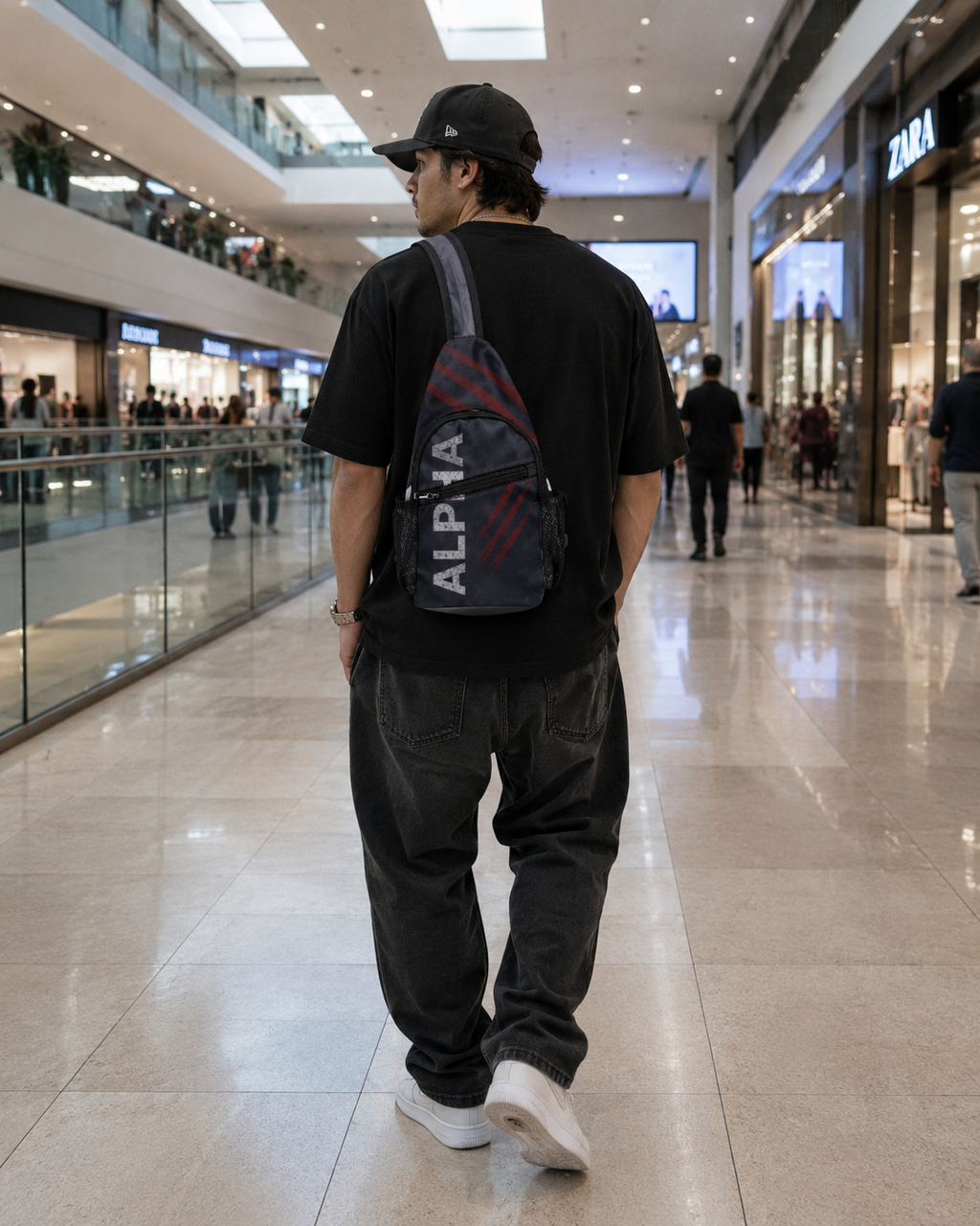 Alpha Logo Chest Bag