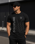 Discipline Over Motivation T-Shirt — Motivational Gym Tee