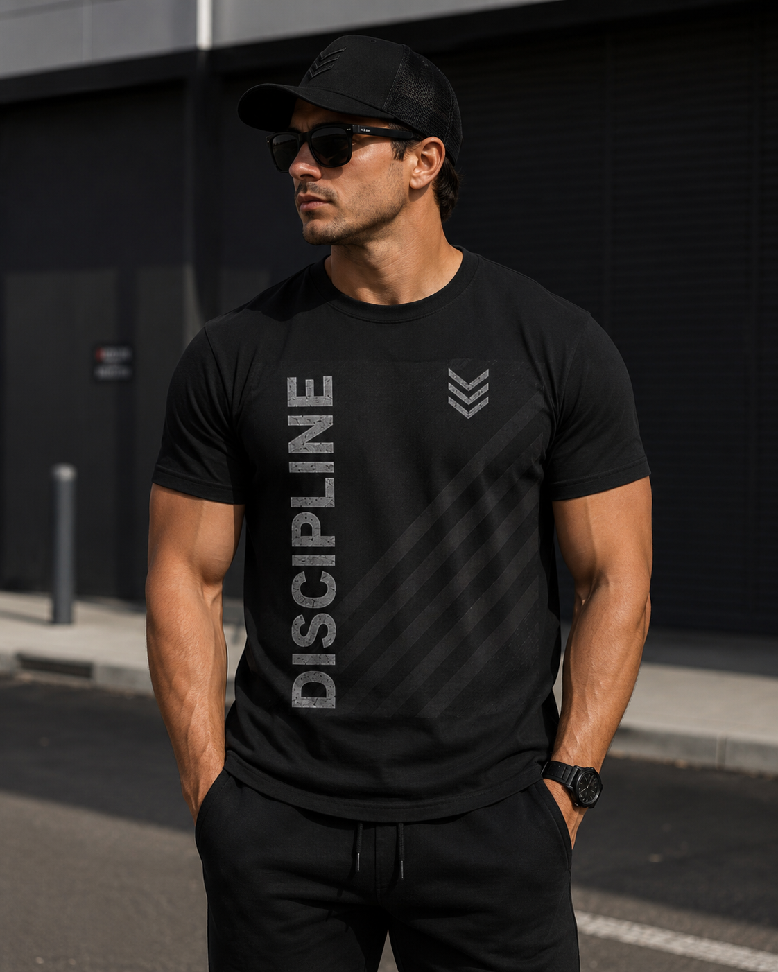 Discipline Over Motivation T-Shirt — Motivational Gym Tee