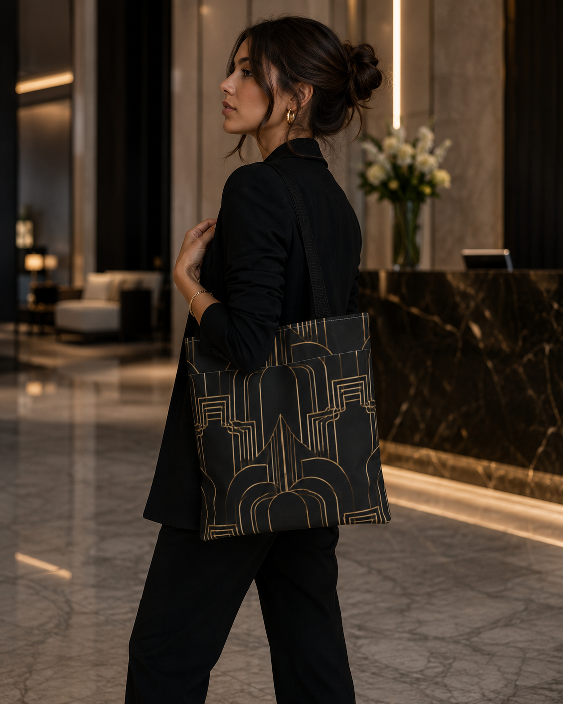 Art Deco Pattern Tote