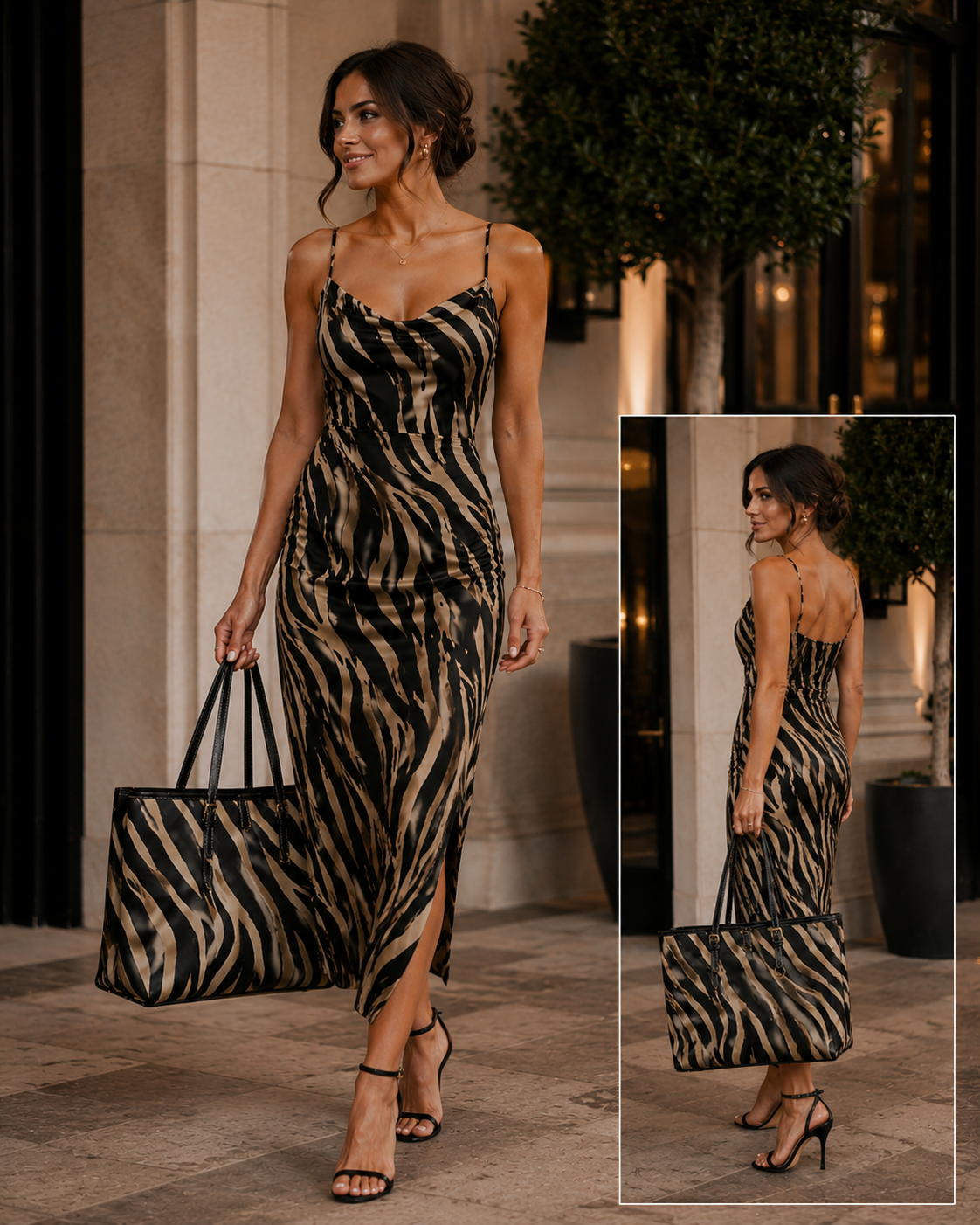 Chic Animal PU Leather Shoulder Bag