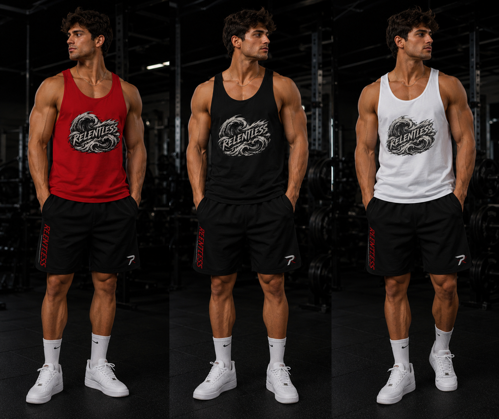 Relentless Tide Tank Top — Motivational Fitness Tank