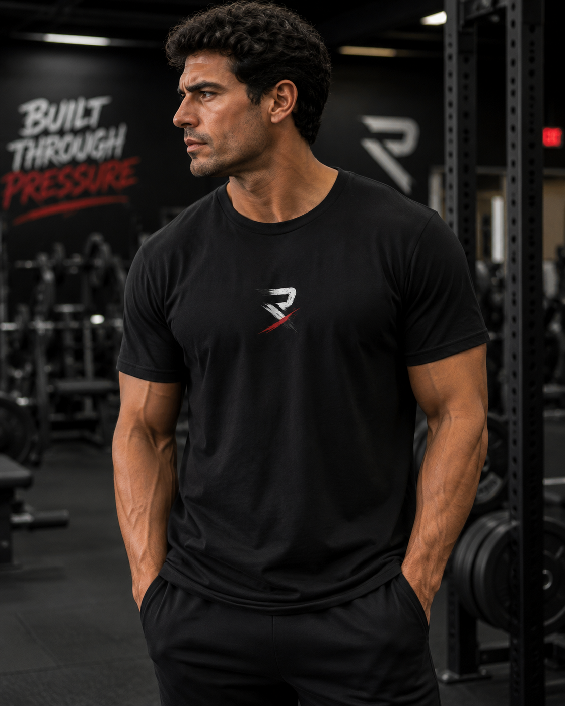Built Through Pressure T-Shirt — Motivational Athletic Graphic Tee