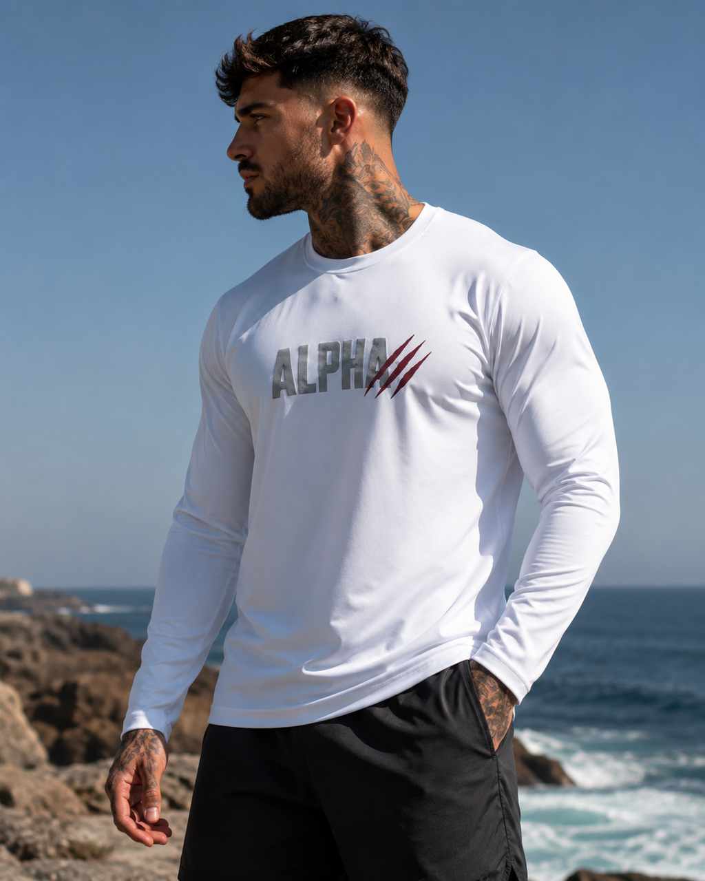 Alpha "Built By Adversity" UV Long Sleeve Shirt