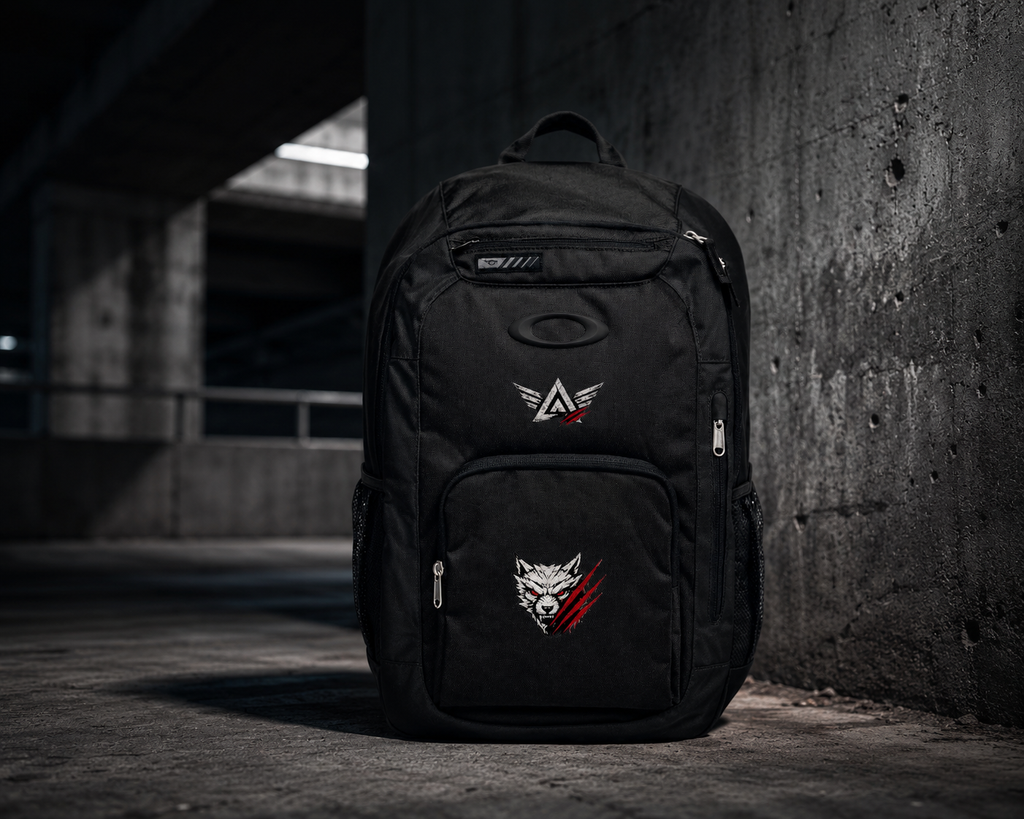 Alpha Wolf Enduro Backpack — 22L Outdoor Pack with Wolf Design