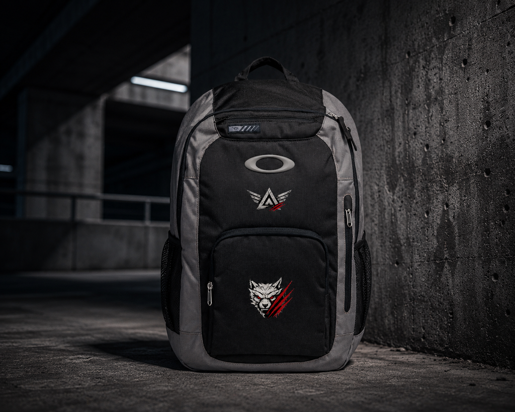 Alpha Wolf Enduro Backpack — 22L Outdoor Pack with Wolf Design