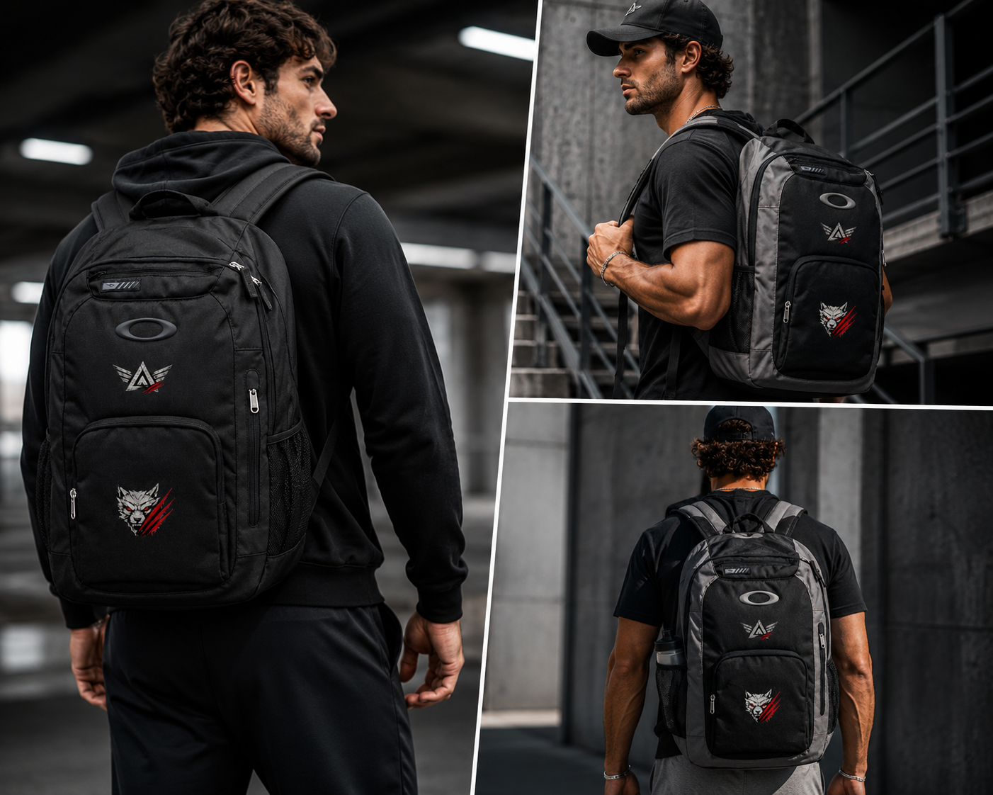 Alpha Wolf Enduro Backpack — 22L Outdoor Pack with Wolf Design
