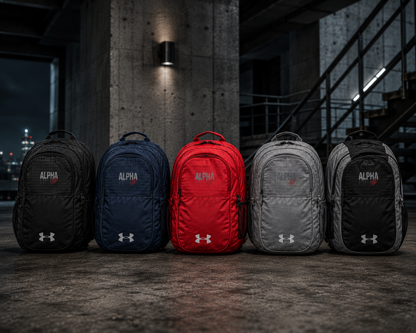 Alpha Heart Embroidered Backpack — Under Armour All Sport Pack