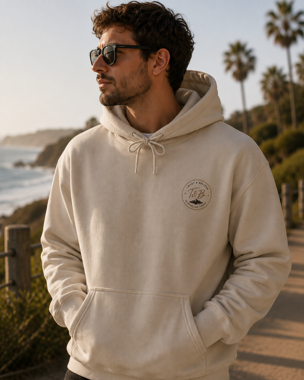 Trust & Believe Hoodie — Palm Island Inspirational Pullover