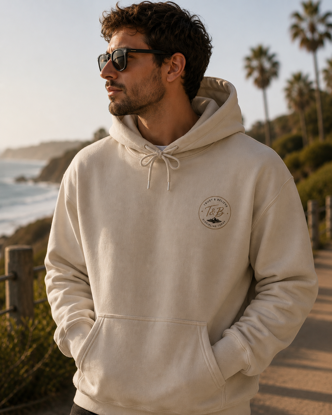 Trust & Believe Hoodie — Palm Island Inspirational Pullover