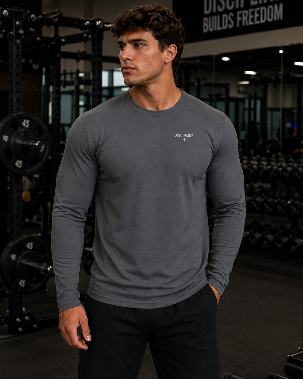 Discipline Performance Long Sleeve Shirt — Minimal Athletic Training Top