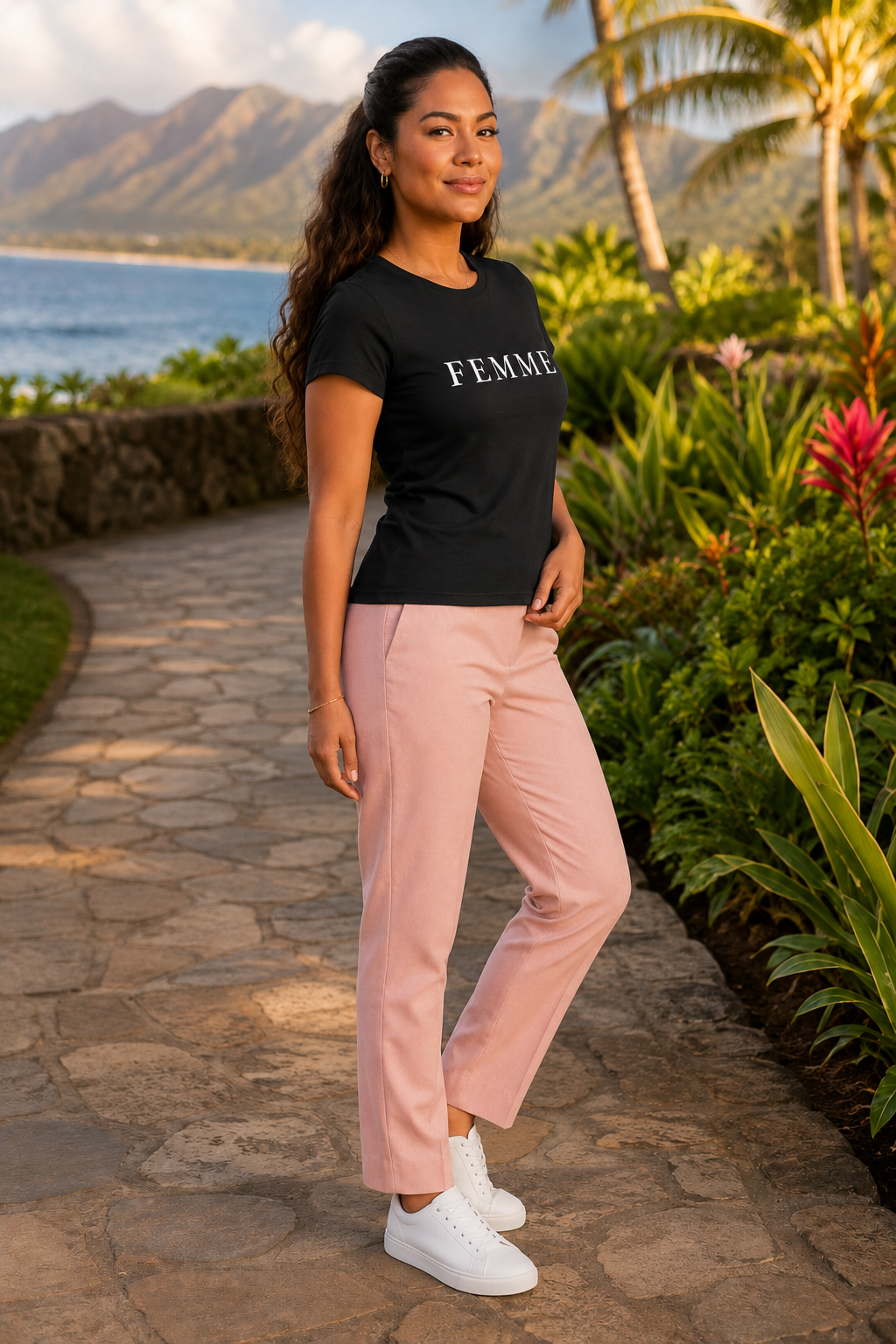Women's T-Shirt FEMME — Classic Black Softstyle Tee