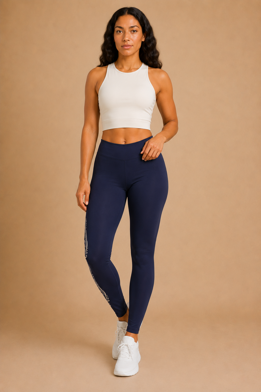 Midnight Indigo Leggings — Ocean Grace Print Casual Wear