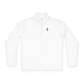 Relentless Quarter-Zip Pullover — Minimal Cactus Chest Logo & Bold Back Graphic