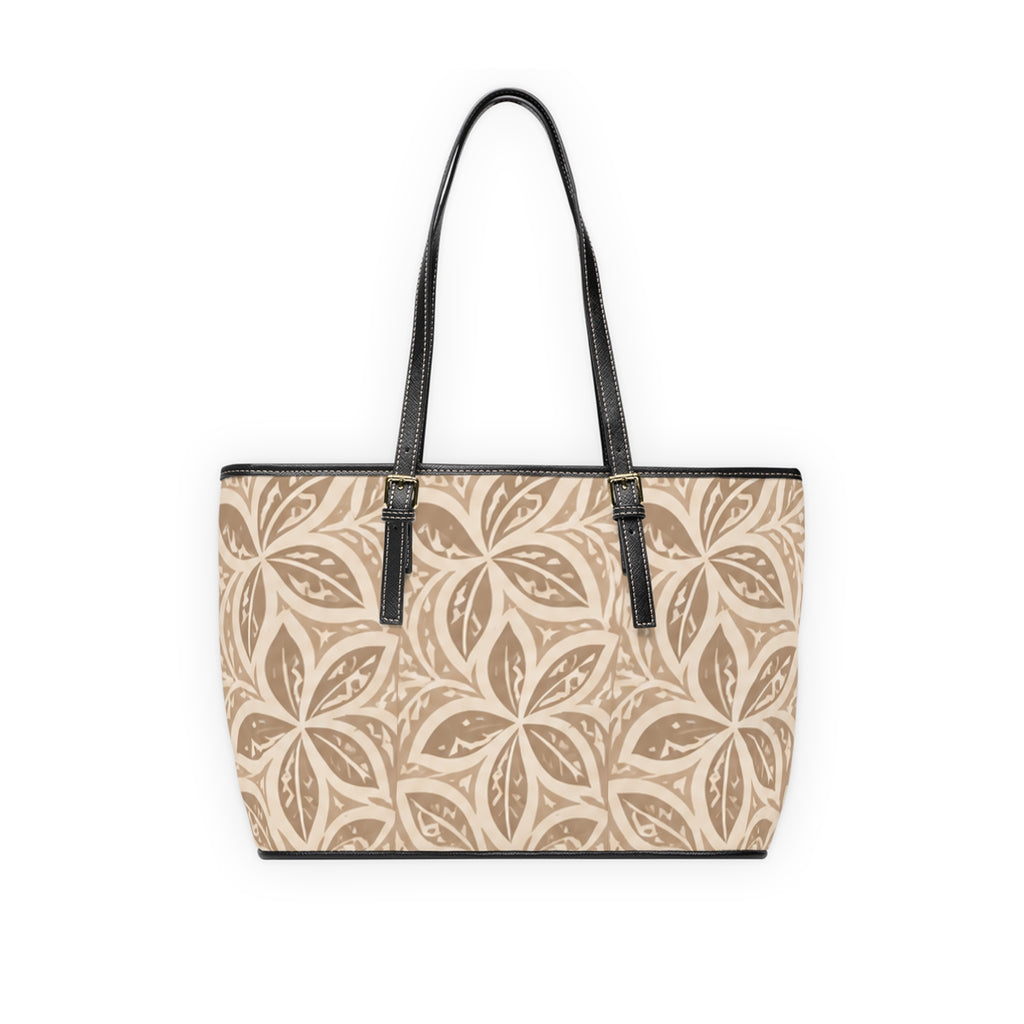 Plumeria (Pua Melia) Leather Shoulder Bag — Beauty, Positivity & New Beginnings